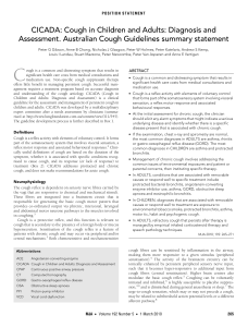 Cough Guidelines - Lung Foundation Australia