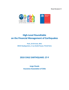 High-Level Roundtable on the Financial Management of Earthquakes