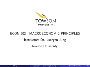 ECON 202 - Macroeconomic Principles