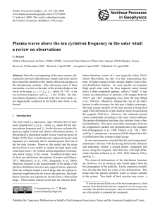 Plasma waves above the ion cyclotron frequency in the solar wind: a