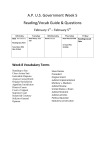Week 5 Reading and Vocab Sheet 2nd Semester
