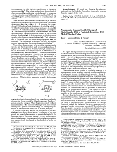 Nonenzymatic Sequence-Specific Cleavage of Single