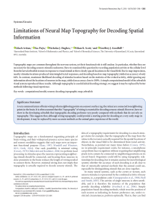 Limitations of Neural Map Topography for Decoding Spatial
