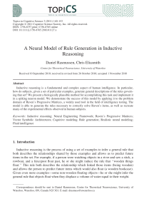 A Neural Model of Rule Generation in Inductive Reasoning