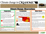 Climate Change in Oklahoma. - Southern Climate Impacts Planning