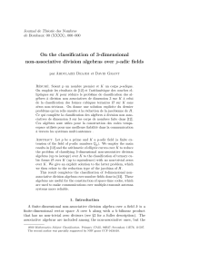 On the classification of 3-dimensional non