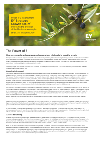 Power of 3 insights from EY SGF