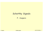 Schottky signals - CERN Accelerator School