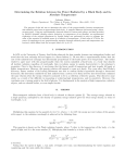 Determining the Relation between the Power