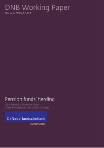 Pension funds` herding