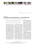 Global Noncommunicable Diseases — Where Worlds Meet