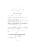 (Riemann) Integration Sucks!!!