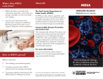 MRSA brochure - Cook County Department of Public Health