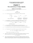 The Chemistry of Alkyl Halides - Welcome to people.pharmacy