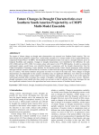 Future Changes in Drought Characteristics over Southern South