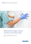 Medical technology industry workforce and skills review