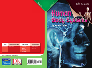 human body systems informational textbook