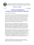Foreign Aid and the Palestinian Question