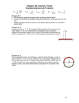 Chapter 22: Electric Fields