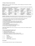 AP Biology Cell Respiration Quiz Study Guide