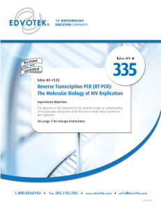 Reverse Transcription PCR (RT-PCR): The Molecular