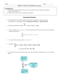 Lesson 12-4 Summation Notation