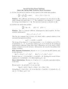 Solutions to the second exam. (pdf file)