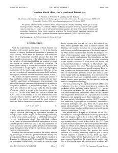 Quantum kinetic theory for a condensed bosonic gas
