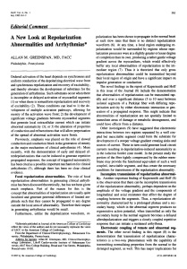 A New Look at Repolarization Abnormalities and Arrhythmias