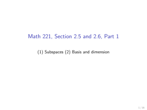 Part 1 - UBC Math