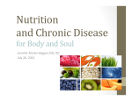 Nutrition and Chronic Disease
