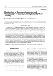 Metabolism of Selenoamino Acids and Contribution of Selenium