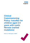 Ivacaftor for children aged 2-5 years with cystic fibrosis