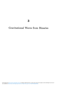 3 Gravitational Waves from Binaries