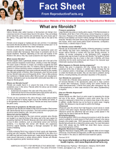 What are fibroids? - ReproductiveFacts.org