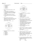 Biology 155 Practice Exam 3 Name 1. Crossing