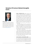 Valuation Of Contract-Related Intangible Assets