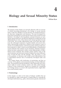 4 Biology and Sexual Minority Status