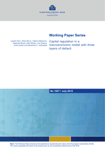 Capital regulation in a macroeconomic model with three layers of