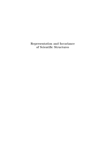 Representation and Invariance of Scientific Structures