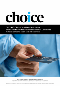 CHOICE | CUTTING CREDIT CARD CONFUSION