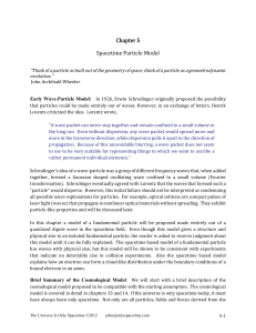 Chapter 5 Spacetime Particle Model