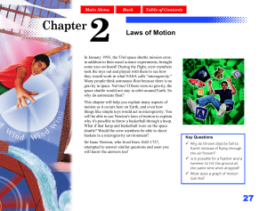 Chapter2 Laws of Motion