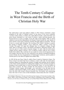The Tenth-Century Collapse in West Francia and the Birth of