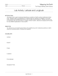 1.1 Latitude and Longitude