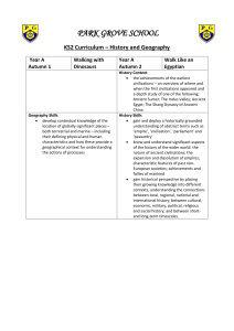 Geography History Medium Term Plan