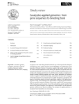 Eucalyptus applied genomics: from gene sequences to breeding tools