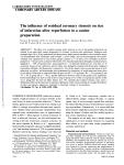 The influence of residual coronary stenosis on size of