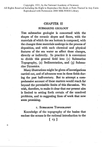 Submarine Geology