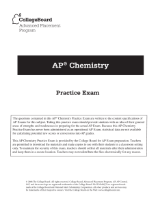 AP® Chemistry